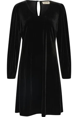 Cream Crpativa Dress Black