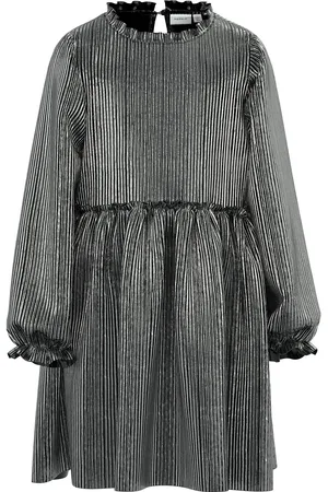 NAME IT Nkfritallica Ls Dress Pb Silver