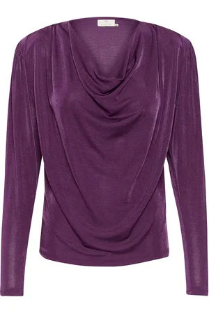 Kaffe Kagina Jersey Blouse Purple