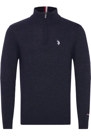 U.S. Polo Assn. Kevin Reg Lw Hz Uspa M Knit Navy