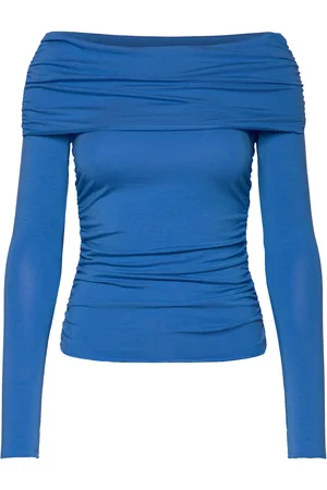 Weekday Folded Off Shoulder Long Sleeve Top