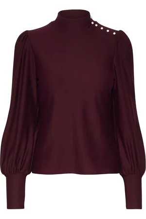 Gestuz Rifagz Button Blouse Burgundy
