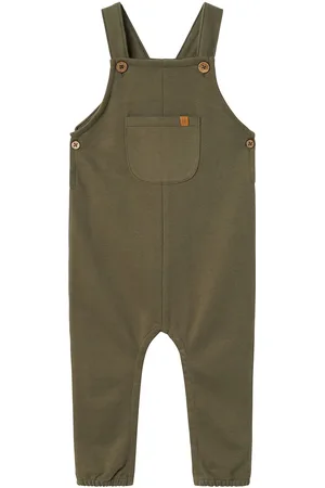 Lil Atelier Nbmilondon Res Loose Overall Lil Khaki