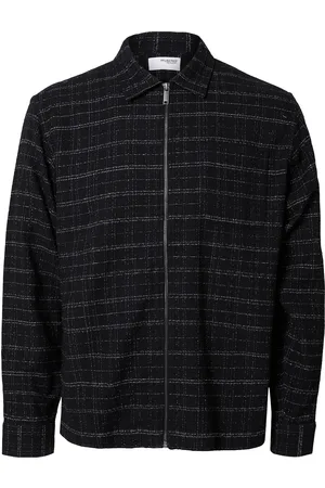 SELECTED Slhjames Checks Zip Overshirt