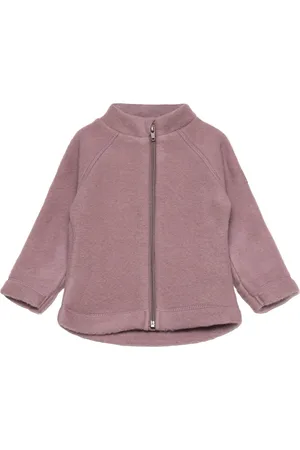 Mikk-Line Wool Baby Jacket Purple
