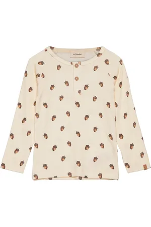 Lil Atelier Nmmgavo Elo Ls Slim Top Lil Beige