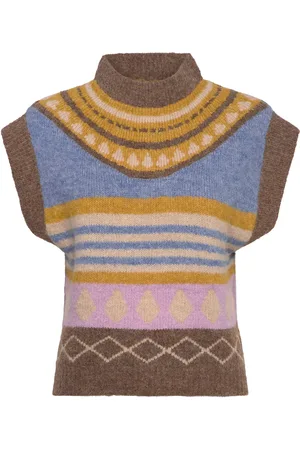 Lollys Laundry Dictell Vest Sl Beige