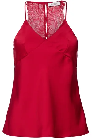 Rosemunde Kin Strap Top Red