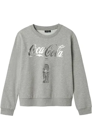LMTD Nlfsusi Cocacola Sweat Bru Bfu Grey