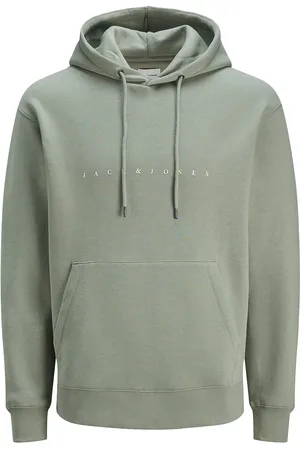 JACK & JONES Jjestar Jj Sweat Hood Noos Green Jack & J S