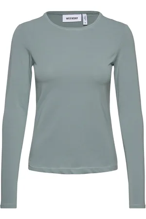 Weekday Slim Fitted Long Sleeve Green