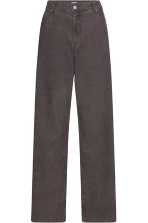 Weekday Loose Baggy Corduroy Trousers Brown