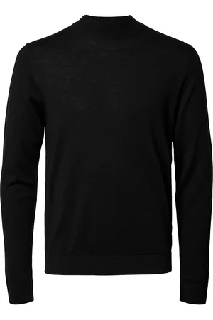 SELECTED Slhtray Ls Knit Merino Mock Neck Noos
