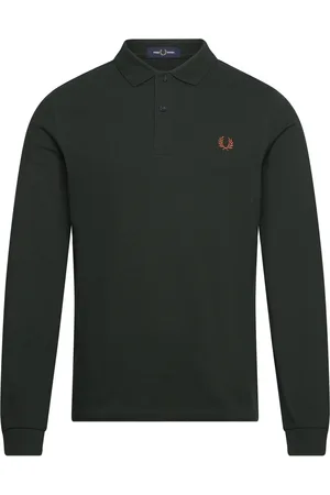 Fred Perry L/S Plain Fp Shirt Green