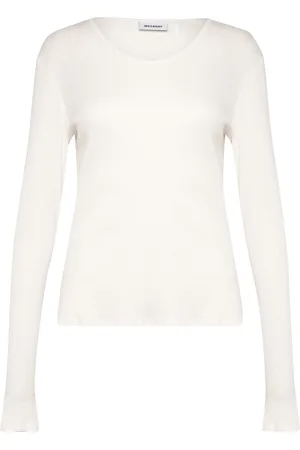 Weekday Sheer Rib Long Sleeve Top