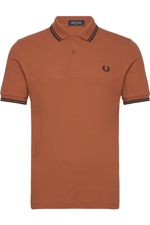 Fred Perry Twin Tipped Fp Shirt Orange