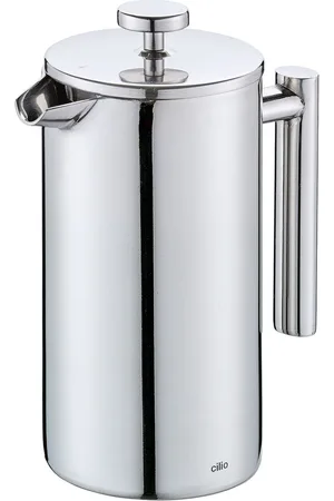 Cilio French Press Sara 8 Cups Silver