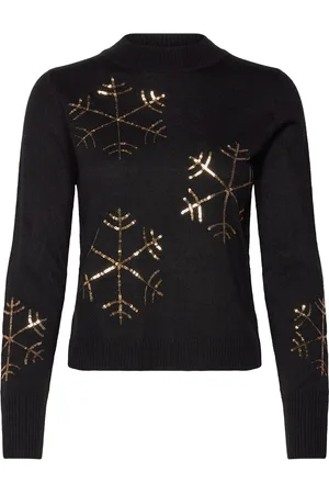 VILA Vifrost L/S High Neck Christmas Knit/Ka