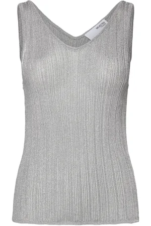 SELECTED Slfdagni Sl Knit Rib Top