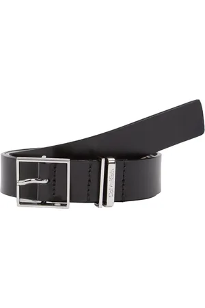 Calvin Klein Branded Loop Square Belt 2.5 Black