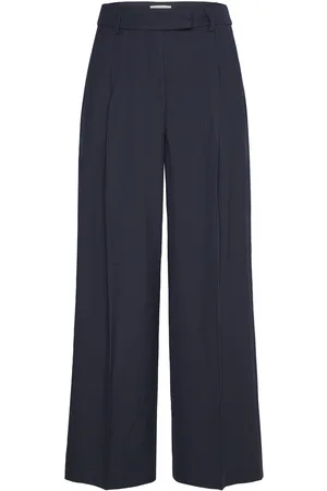 MSCH Mschmaelynn Hw Pants Stp Navy