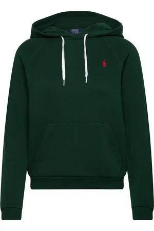 Ralph Lauren Shrunken Fit Fleece Hoodie Green