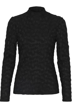 Cream Crelf Blouse Black