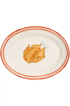 ANNA + NINA Turkey Serving Platter Patterned