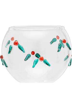 ANNA + NINA Winter Berries Tea Light Holder Patterned