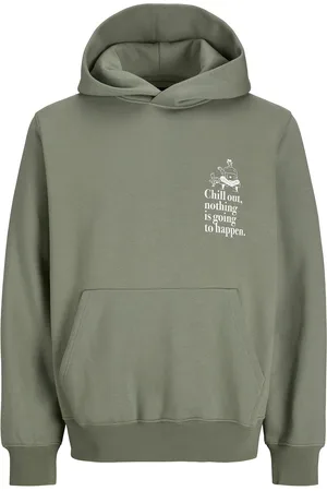 JACK & JONES Jprblajulian Sweat Hood Styd Aw24 Green Jack & J S
