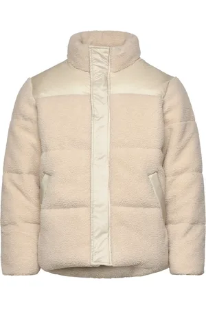 Solid Sdmorgan Pile Puffer Beige