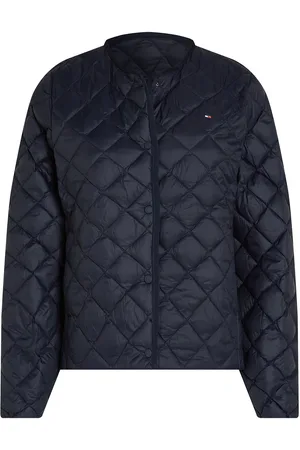 Tommy Hilfiger Lw Down Quilted Collarless Jkt Navy