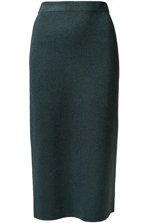 Ivo Nikkolo Knitted Midi Skirt, Sedrick Green