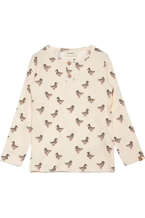 Lil Atelier Nmmgavo Elo Ls Slim Top Lil Beige
