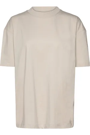 Calvin Klein Back Graphic Boyfriend Tee Beige