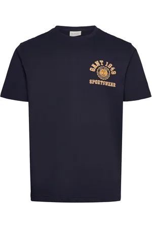 GANT Crest Graphic Tshirt Navy