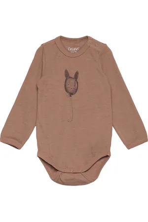 CeLaVi Body Ls, Solid W. Print Brown