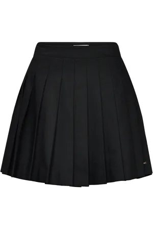 Tommy Hilfiger Cool Wool Mix Pleat Short Skirt
