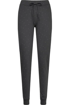 Lindex Trousers Tapered Aop Dots Grey