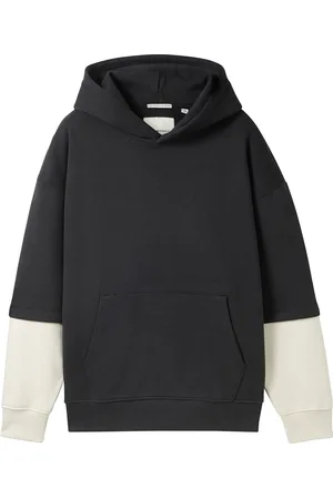 TOM TAILOR Over 2 In 1 Hoody Black