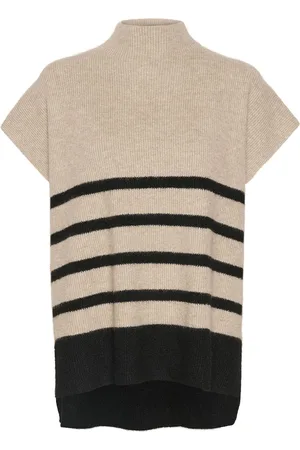 Cream Crstari Knit Slipover Beige