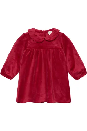 Lindex Dress Velour Red