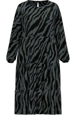 ONLY Carzorra L/S O-Neck Dress Wvn