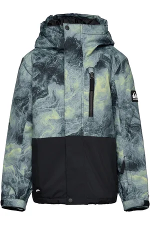 Quiksilver Mission Printed Block Youth Jk Green