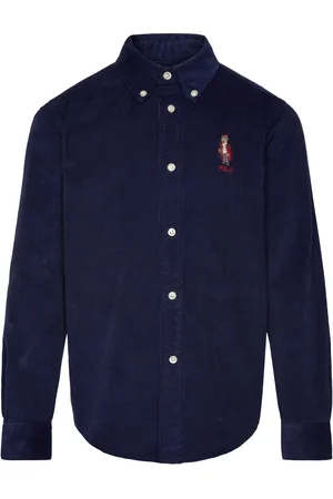 Ralph Lauren Polo Bear Corduroy Shirt Navy