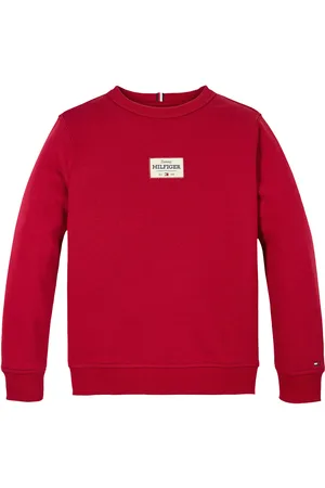 Tommy Hilfiger Monotype 1985 Label Reg Sweatsh Red