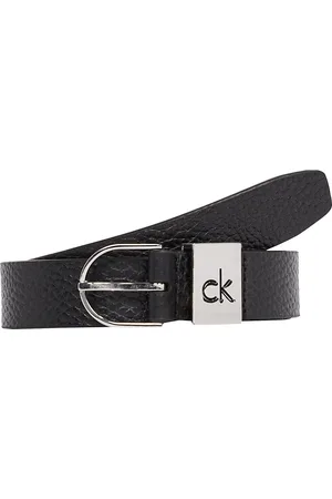 Calvin Klein Ck Loop Thin Round Buckle 2.5 Black