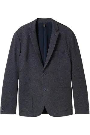 TOM TAILOR Pique Blazer Navy