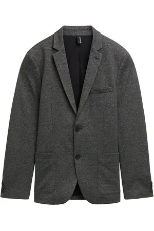 TOM TAILOR Pique Blazer Grey