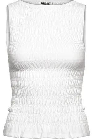Weekday Smock Top White